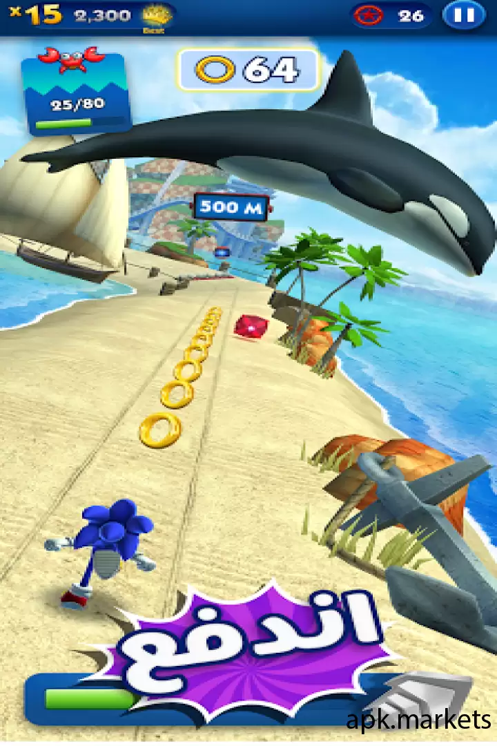 تحميل Sonic Dash Endless Running APK