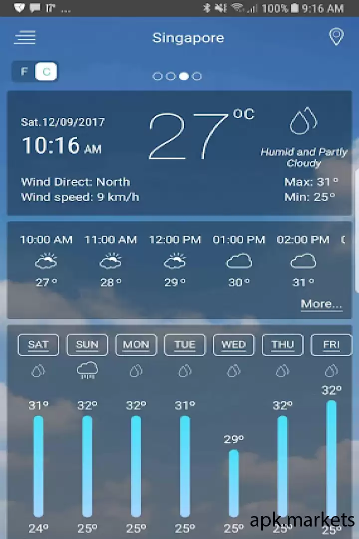 تحميل Weather app APK