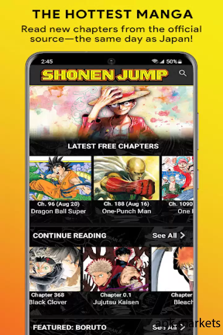 تحميل Shonen Jump Manga & Comics APK