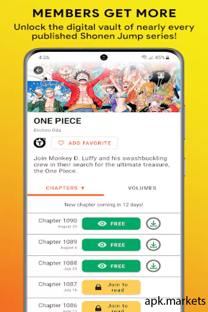 تحميل Shonen Jump Manga & Comics APK